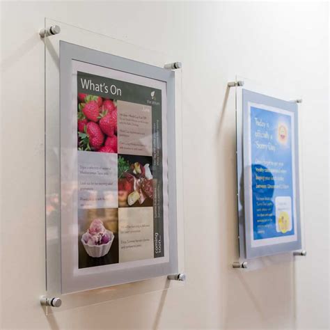 wall mounted poster holder